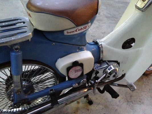 ขายHonda C100 เครื่อง 4 เกียร์ +ทะเบียนเครื่อง+ทะเบียนโครง ราคา 29000 บาท