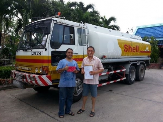 รถบรรทุก10ล้อ บรรทุกน้ำมัน MITSUBISHI FUSO FN517M