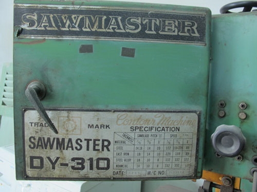 ขายเลื่อยสายพานDY310-SAWMASTER ตัดไม้ เหล็กได้เลย