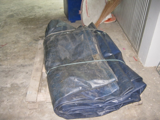 ขายผ้าใบคลุมรถ6-10ล้อ