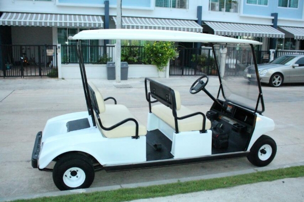 ขายรถกอล์ฟ club car 4 ที่นั่งใช้เครื่องยนต์สภาพสวย 68000 บาท