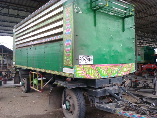 ลูกพ่วงดั้ม คอกเกษตร 2 เพลา