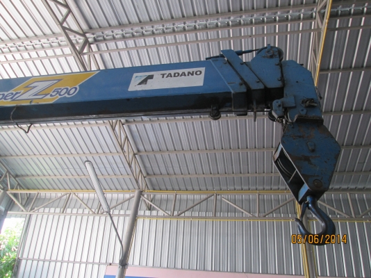 HINO-เครื่องHO7D-195-ติดเครนTADNO-ท้องV-5ตัน4ปลอก-3ชัก-7.20เมตร.รวมเครน-สภาพสวยพร้อมใช้-ราคา-1.090.000บ