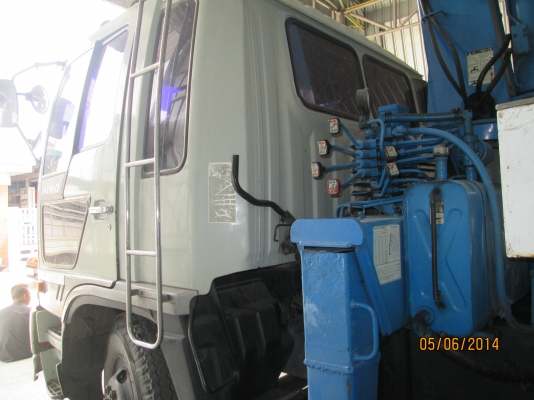 HINO-เครื่องHO7D-195-ติดเครนTADNO-ท้องV-5ตัน4ปลอก-3ชัก-7.20เมตร.รวมเครน-สภาพสวยพร้อมใช้-ราคา-1.090.000บ
