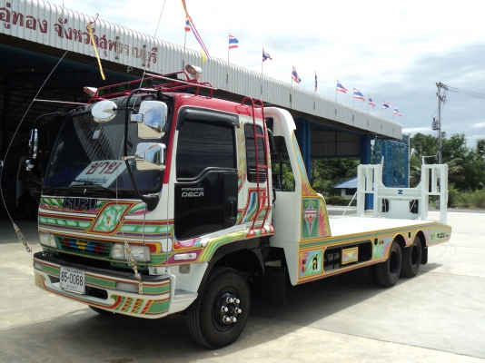 ขายรถอีซูซุเด้กก้า 10 ล้อ(ล้อเล็ก) เครื่องยนต์เทอร์โบอินเตอร์ กระบะบรรทุกรถเกี่ยวข้าว รถตีดิน