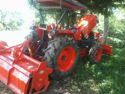 ขายคูโบต้า L4508 เอกสารพร้อมโอน อุปกรณ์มี ดันหน้า โรตารี่ เอกสารพร้อมโอน