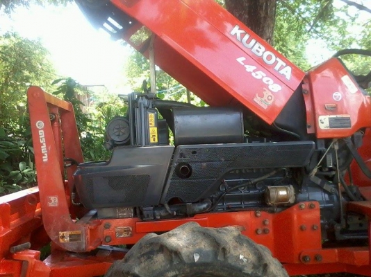 ขายคูโบต้า L4508 เอกสารพร้อมโอน อุปกรณ์มี ดันหน้า โรตารี่ เอกสารพร้อมโอน