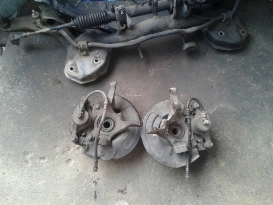 ชุดดิสก์เบรคหน้ายกคอม้า  แลนเซอร์CK4