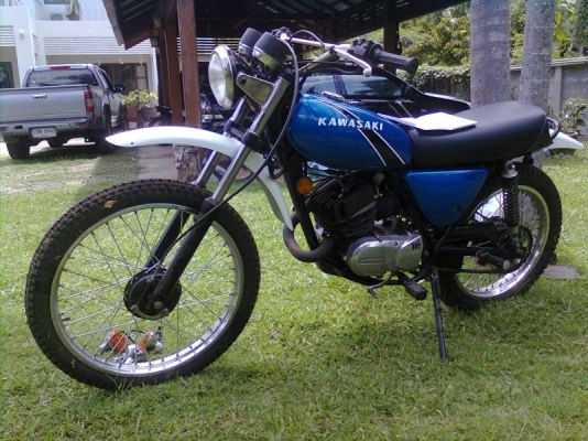 ขายkawasaki ke125สวยๆสีใหม่อะไหล่แท้ทั้งคันทะเบียนโอน38,000