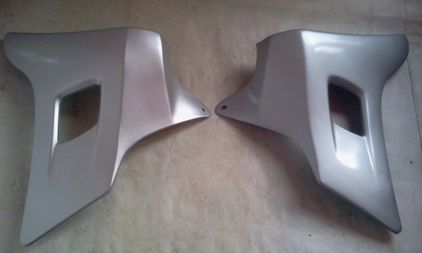 หายาก!!บังหม้อน้ำแต่ง Victor ท้ายแบน สภาพ100\% เพราะไม่เคยใช้งาน