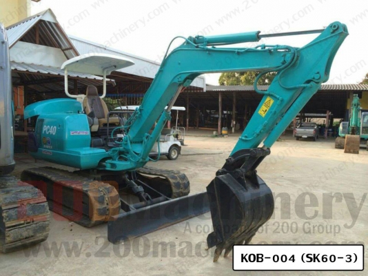 รถแบคโฮมือสอง KOBELCO SK60-3 สภาพรถเยี่ยม 090-268-2646
