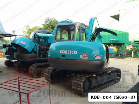 รถแบคโฮมือสอง KOBELCO SK60-3 สภาพรถเยี่ยม 090-268-2646