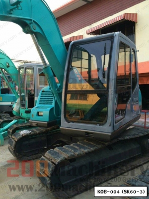 รถแบคโฮมือสอง KOBELCO SK60-3 สภาพรถเยี่ยม 090-268-2646