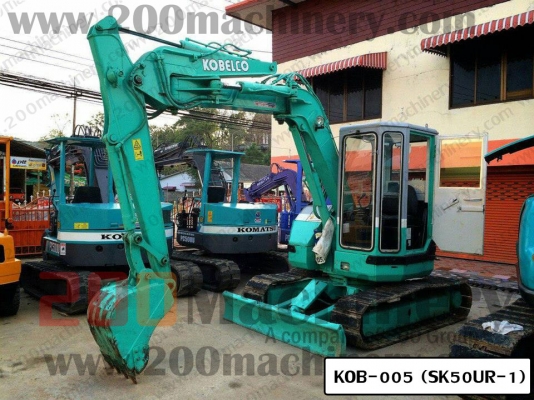รถแบคโฮมือสอง KOBELCO SK50UR-1 สภาพรถเยี่ยม 090-268-2646