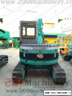 รถแบคโฮมือสอง KOBELCO SK50UR-1 สภาพรถเยี่ยม 090-268-2646