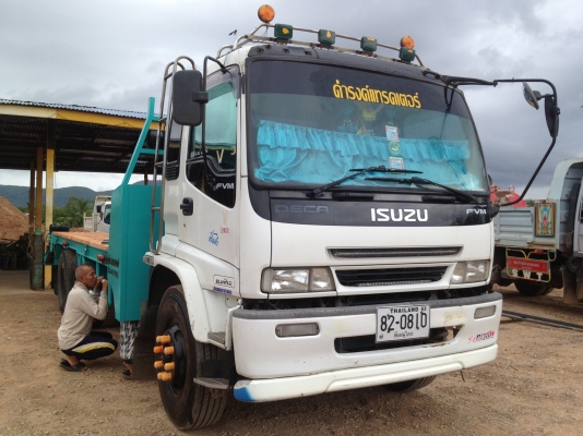 ขายรถ 10ล้อ 1 เพลา บรรทุกรถแม็คโคร 200-320