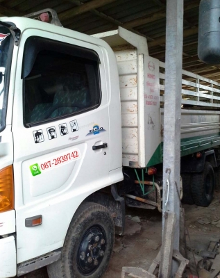 ขายรถดั้มพ์ 6 ล้อ ขนาดกลาง HINO 175 แรงม้า