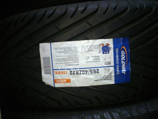 ขายแม็กใหม่MR2 6รูขอบ22 พร้อมยางใหม่ 265/40R22 ยางปี14 จำนวน 1 ชุด