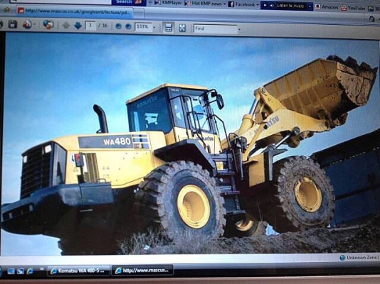 เครื่องWA480-5 For Engine SAA6D125E