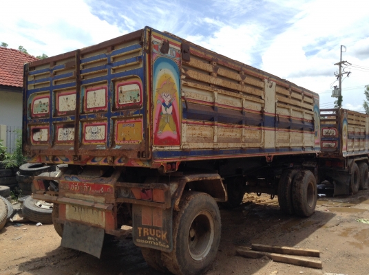 รถบ้านมือดียวออกห้างป้ายแดงMEGA260แรงเดิมทั้งคันพ่วงแม่ลูกดั้ม