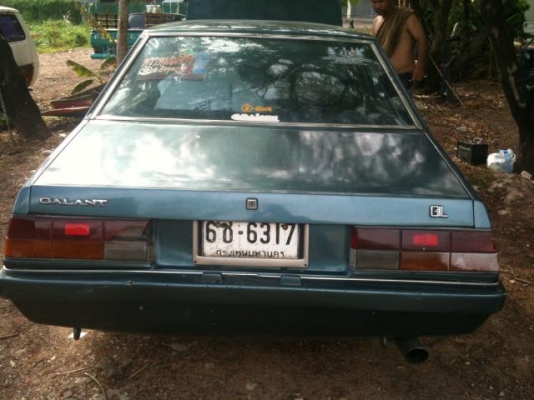 Galant สีเขียวทำสีมาใหม่ วางเครื่องนิสสันหัวฉีด twincam 16 vale CA18 เดิมคิ้วเลสครบภายนอกสวย ทะเบียน มิ.ย.58 พร้อมโอน ขาย 17,000 บาท