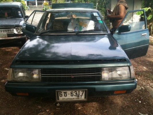 Galant สีเขียวทำสีมาใหม่ วางเครื่องนิสสันหัวฉีด twincam 16 vale CA18 เดิมคิ้วเลสครบภายนอกสวย ทะเบียน มิ.ย.58 พร้อมโอน ขาย 17,000 บาท