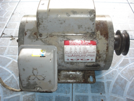 ขายมอเตอร์mitsubishi  1.5hp ไฟ 220v 1430 รอบ