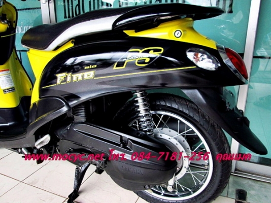 Fino ps สีดำเหลือง ปี 55  สีขายดี ไมล์ 8 พันโล ของแถม 3 รายการ 24500