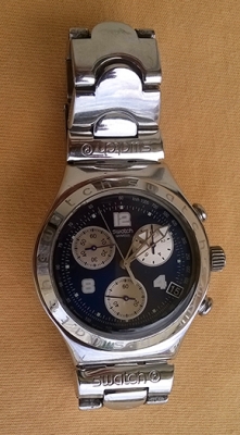 SWATCH IORNY swiss made quartz จับเวลาสามวง นาฬิกา 6 เข็ม SWATCH IORNY swiss made quartz จับเวลาสามวง นาฬิกา 6 เข็ม