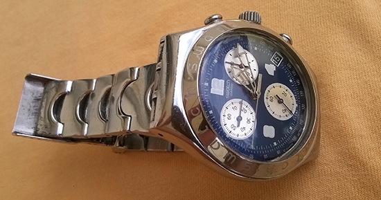 SWATCH IORNY swiss made quartz จับเวลาสามวง นาฬิกา 6 เข็ม SWATCH IORNY swiss made quartz จับเวลาสามวง นาฬิกา 6 เข็ม