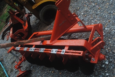ขายรถไถ Kubota L 3608 (4WD) พร้อมดันหน้าช้างและผาน 6ตราช้าง