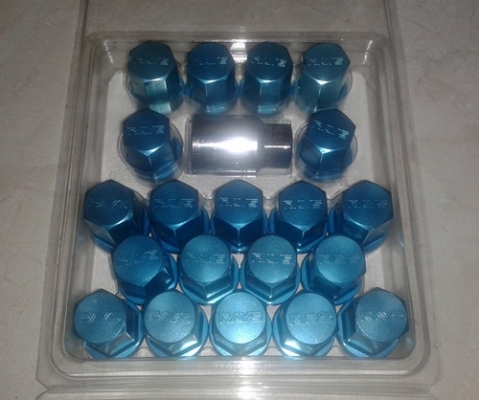 น็อต,RAYSแท้ มือสองสภาพดีสีฟ้า1.5 20ตัวหนึ่งชุด 2,500