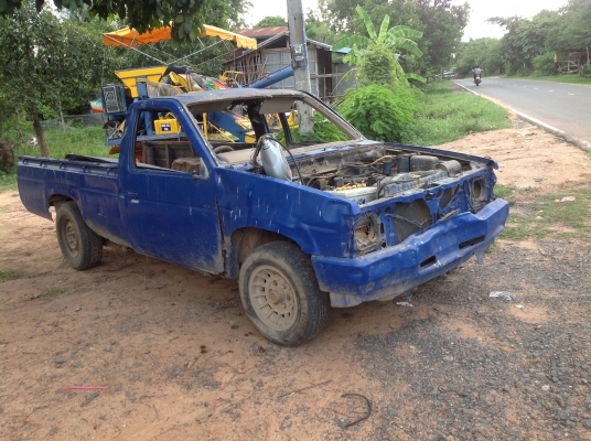 ขาย27,000 รถกะบะนิสสัน บิ๊กเอ็ม เครื่องติดวิ่งได้ปรกติ ขายตามสภาพ (ไม่มีทะเบียน)