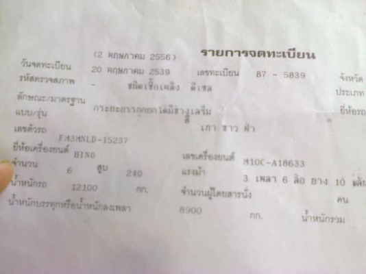 **ดาวน์ 750,000 บ.ต่อรอง**ขายดาวน์เปลี่ยนสัญญา 10ล้อ2เพลาดั้ม HINO FM3MNLD M10C 240HP ปี39 เครื่องเดิมเกียร์เดิม เครื่องแน่น แรง ไม่เยิ้ม เกียร์เดิมไม่หลุด ไม่หอน ช่วงล่างเดิมๆ คัสซีสวยเดิมไม่ปะไม่ดาม กระบะดั้มเหล็กสามมิตรสภาพสวย พื้นดีข้างสวยไม่มีผุ หัวเ