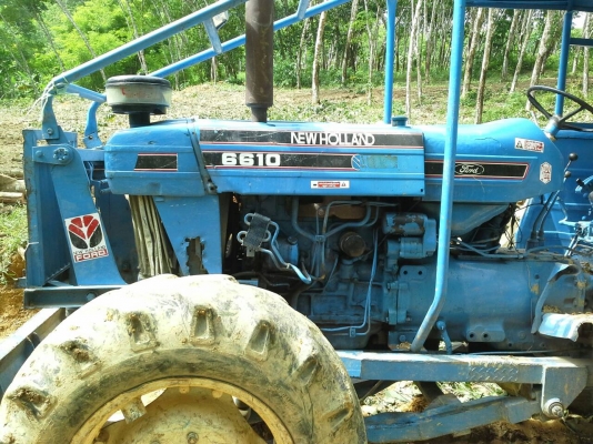 ขายรถไถ FORD 6610 2 เพลา เอกสารเล่ม ใบมีดดันหน้า 7 จาน ราคา 500000