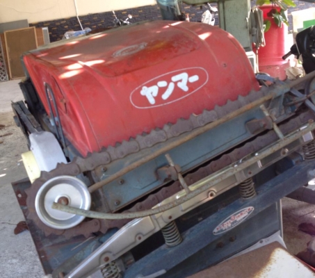 เครื่องนวดข้าวเดินตาม เก่าญี่ปุ่น YANMAR สภาพดีใช้งานได้จริง เครื่องนวดข้าวเดินตาม เก่าญี่ปุ่น YANMAR สภาพดีใช้งานได้จริง