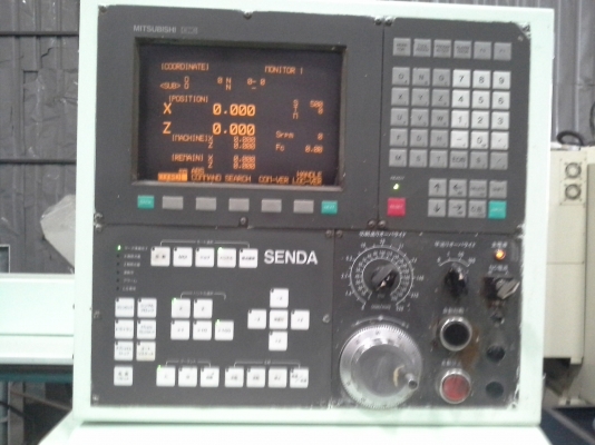 เครื่องกลึง CNC ญี่ปุ่น COMET SC-20 GANG TYPE CHUCK 6" PROGRAME CONTROL MITSUBISHI สภาพเครื่องจักรพร้อมใช้งาน