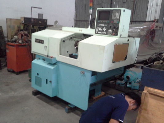 เครื่องกลึง CNC ญี่ปุ่น COMET SC-20 GANG TYPE CHUCK 6" PROGRAME CONTROL MITSUBISHI สภาพเครื่องจักรพร้อมใช้งาน
