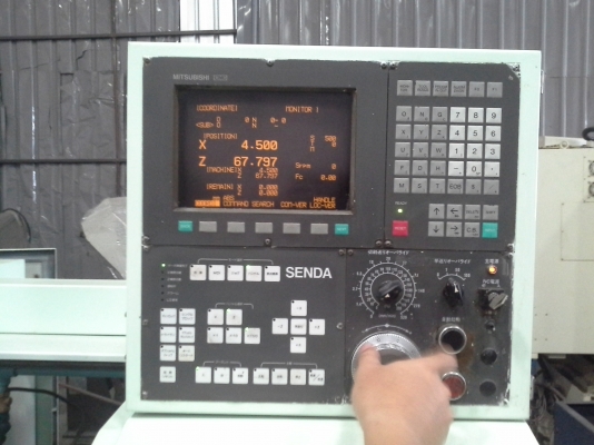 เครื่องกลึง CNC ญี่ปุ่น COMET SC-20 GANG TYPE CHUCK 6" PROGRAME CONTROL MITSUBISHI สภาพเครื่องจักรพร้อมใช้งาน