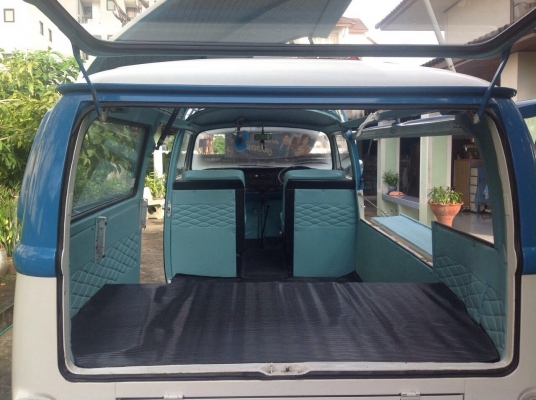 ขายรถตู้โฟล์คขาว-ฟ้า ว๊อคทู