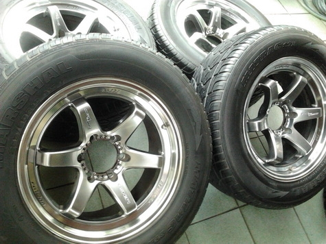 ล้อ Lenso ขอบ18*9 + ยาง 265/60/18 ปี11 สวยๆ 1ชุด ล้อ Lenso ขอบ18*9 + ยาง 265/60/18 ปี11 สวยๆ 1ชุด