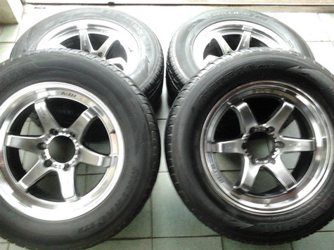 ล้อ Lenso ขอบ18*9 + ยาง 265/60/18 ปี11 สวยๆ 1ชุด