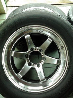 ล้อ Lenso ขอบ18*9 + ยาง 265/60/18 ปี11 สวยๆ 1ชุด ล้อ Lenso ขอบ18*9 + ยาง 265/60/18 ปี11 สวยๆ 1ชุด