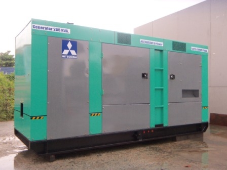 ขายเครื่องปั่นไฟขนาด 200 Kva.(รับประกัน 12 เดือน)