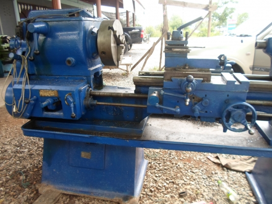 แท่นกลึง 7 ฟุต 2 เพลา เกียร์บล็อก พร้อมใช้งาน ถูก ๆ แค่ 60,000