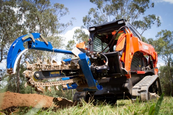 อุปกรณ์ขุดร่องวางท่อ อุปกรณ์ขุดร่องวางท่อ