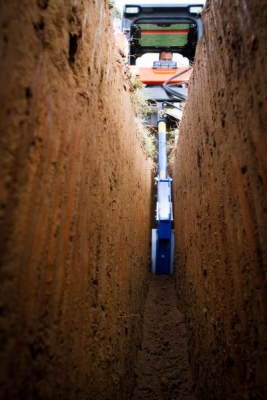 อุปกรณ์ขุดร่องวางท่อ อุปกรณ์ขุดร่องวางท่อ