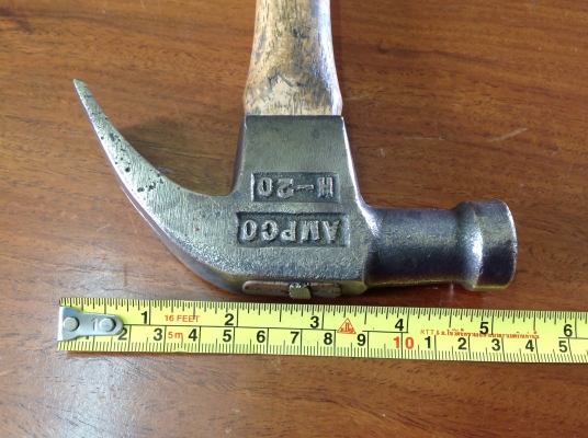 ขายค้อนบลอน ALBR  AMPCO H-20 ไม่เกิดประกายไฟเวลาตอก ,แม่เหล็กไม่ดูด , ด้ามไม้เหนียวลายกรงเล็บ