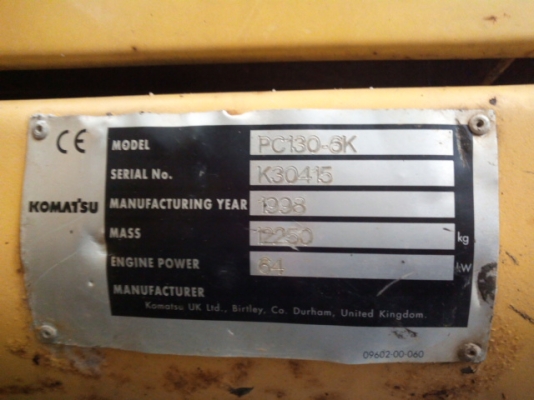 PC130-6K # K30415