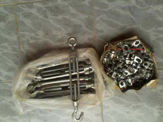 ขายตัวเร่งเกลียว 12" และกิ๊บล๊อคสายสลิง